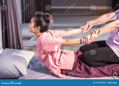 Thai Spa Massage Setting With Thai Herbal Compress Balls Royalty Free