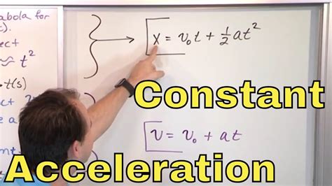 motion  constant acceleration  physics constant