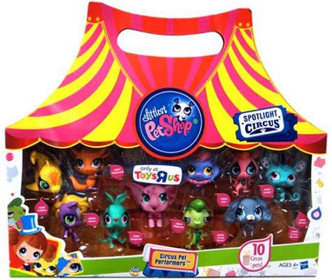 littlest pet shop circus pets performers exclusive  pack collection