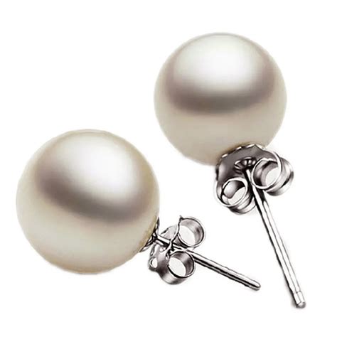 fashion elegant pearl earrings  pair  size womens stud earrings