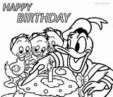 Duck Donald Coloring Pages Birthday Louie Disney Huey Dewey Cute Printable Kids Cool2bkids Shirt sketch template