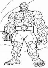 Coloring Pages Rock Muscles Things Super Para Colorear Color Hellokids Superheroes Fantastic Four Print Heros Online sketch template