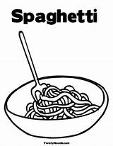 Spaghetti Colorear Spaguetti Kleurplaat Colouring Kleurplaten Zoeken Cereal Eten Bezoeken Tekenen Getdrawings Eetfestijn sketch template