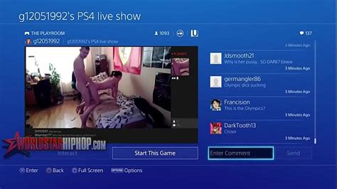they wildin on that ps4 playstation livestream turns into an adult