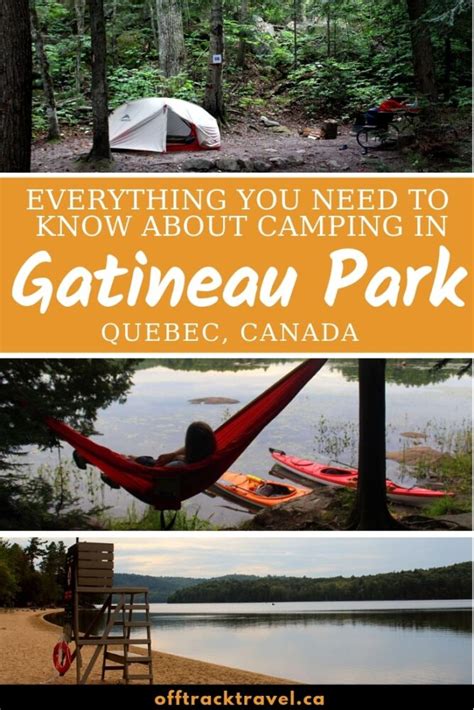 gatineau park camping