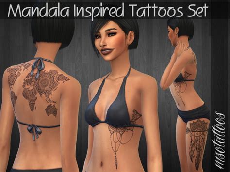Luvjake S Mandala Inspired Tattoos Set