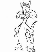 Looney Tunes Characters Coloring Pages Getdrawings sketch template