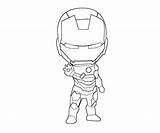 Iron Man Coloring Pages Superheroes Printable Drawing Kb sketch template