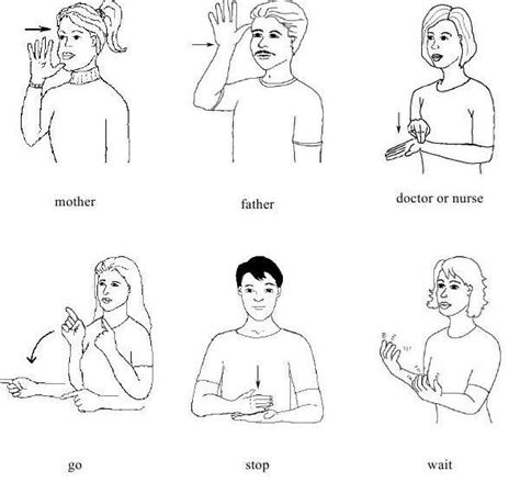 printable sign language pictures bing images baby sign language