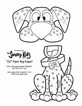 Puppet Dog Template Cut Color Puppy Cat Bag Paper Activity Glue Make Sheets Own Activities Paste Print Lunch Named sketch template