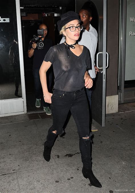 Lady Gaga Paparazzi See Through Photos In New York