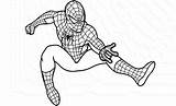 Spiderman Coloring Kids Pages Colouring Hulk Spider Paint Man Printable Books sketch template