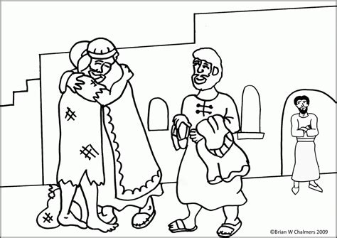 parable   lost son coloring sheet clip art library