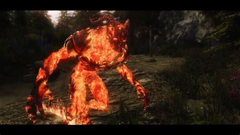 fire monster  skyrim nexus mods  community