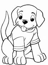 Coloring Puppy Pages Printable Kids sketch template