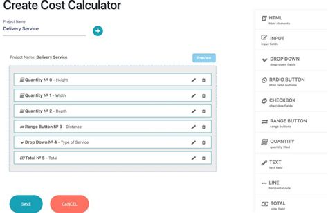 wp cost calculator plugin build custom estimation forms wp solver