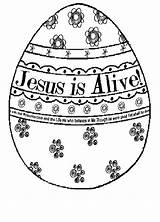 Easter Coloring Pages Christian Religious Risen He Sunday Print Printable Jesus Kids Alive Colouring Sheets Egg Palm Resurrection Activities Bible sketch template