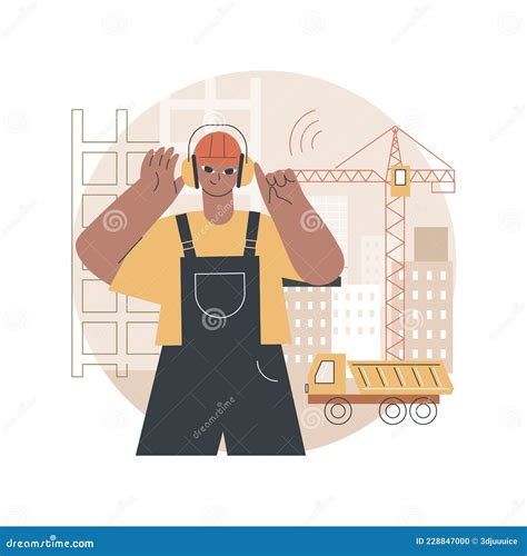 noise protection abstract concept vector illustration stock vector illustration  noise