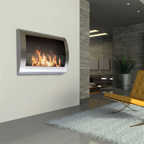 fireplace chelsea indoor wall mount fireplace  pack smartfuel black