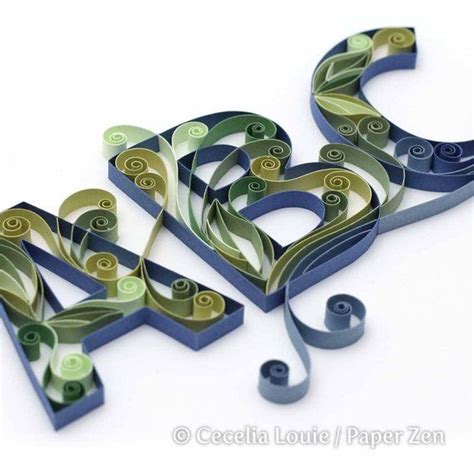 letters     paper   swirly designs