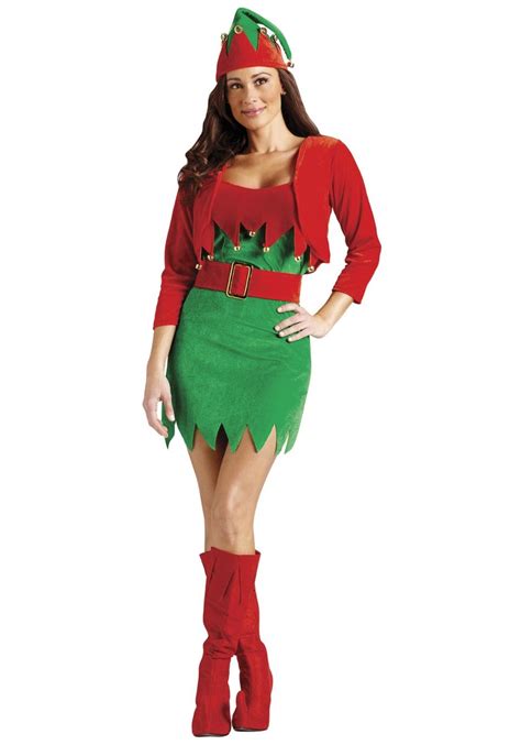 disfraz de elfo navideño sexy para mujer talla s m