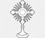 Monstrance Sacraments Eucharist Monochrome Pngegg Eucharistic Adoration Flower Penance Sacrament Pngwing sketch template