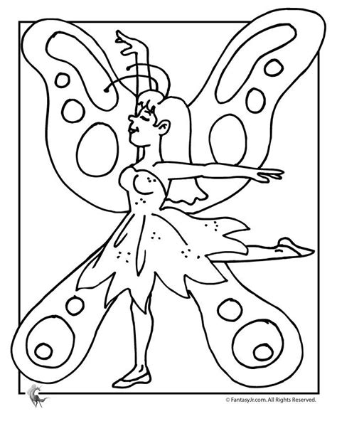 fantasy jr cute fairy coloring page fairy coloring coloring pages