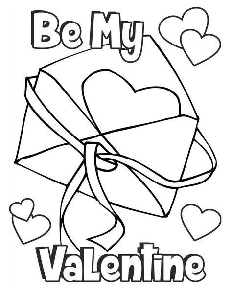 valentine day card  print valentines day coloring page