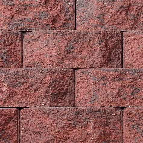 estate wall red charcoal  brickyard