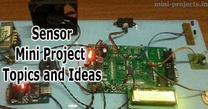sensor based mini project topics  ideas mini project ideas
