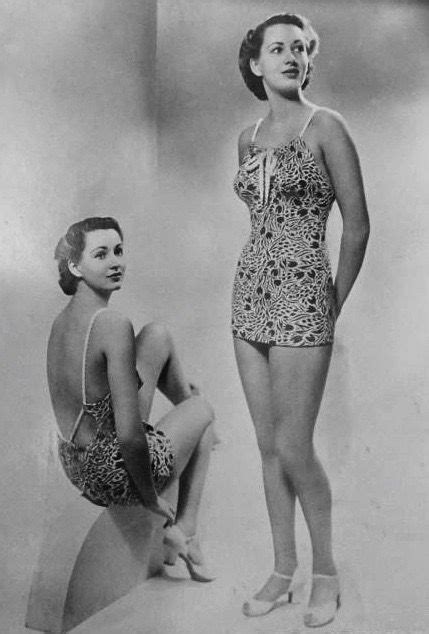 Pin By 1930s 1940s Women S Fashion On 1930s Swimwear Jantzen Swimwear