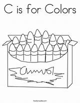 Coloring Colors Pages Worksheet Box Twistynoodle sketch template