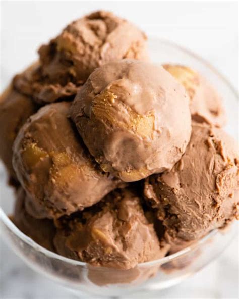chocolate peanut butter ice cream joyfoodsunshine