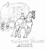 Gypsy Coloring Pages Vanner Getcolorings Horse Danger Getdrawings sketch template