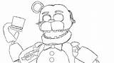 Withered Drawing Freddy Golden Fnaf Coloring Getdrawings Drawings sketch template