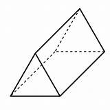 Prism Clipart Clip Cubic 3d Triangular Rectangular Solids Clipground sketch template