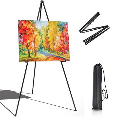 buy portable art easel stand  inches black picture stands
