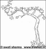 Coloring Pages Trees Printable Adult Views sketch template