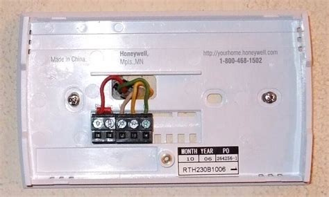honeywell thermostat wiring diagram  wiring diagram sample