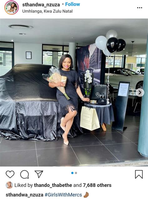 durban gen actress who plays zandile buys herself a brand new car