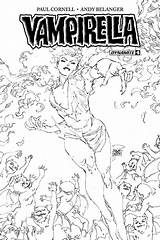 Vampirella Tan Cover Copy Dynamite Comics Covers sketch template