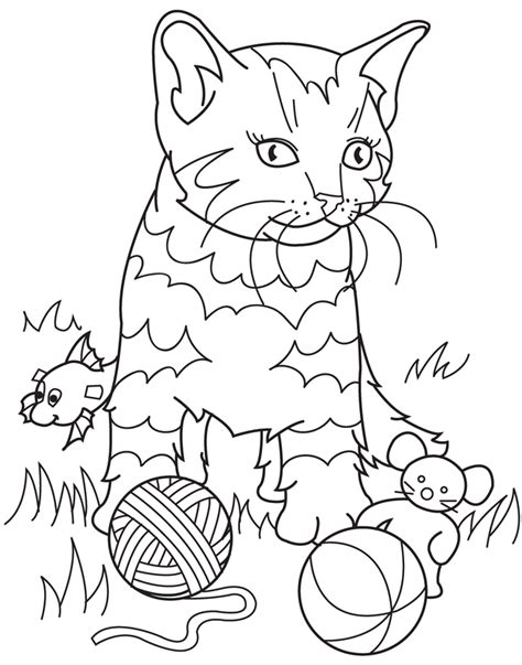 calico cat coloring page background