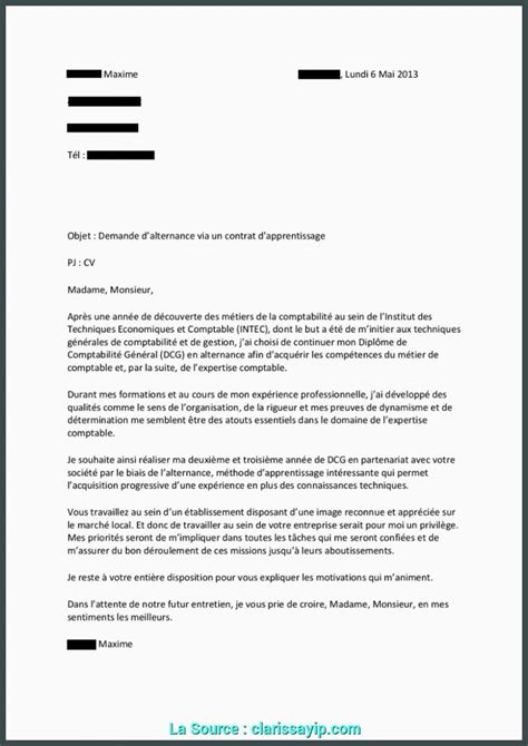 lettre de motivation alternance banque lettre modele