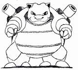 Blastoise Coloring Pokemon Pages Colouring Mega Printable Getcolorings Color Template sketch template