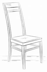 Chair Coloring Printable Pages Color Drawing Furniture Categories sketch template