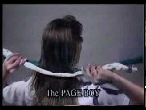 pageboy  hair youtube