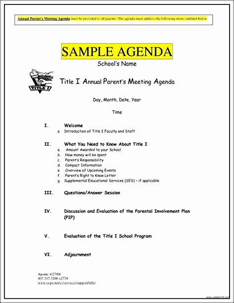 create  effective staff meeting agenda  sample