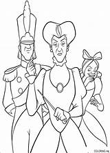 Coloring Cinderella Pages Tremaine Lady Drizella Guard Book Pages2color Info Coloriage Sister sketch template