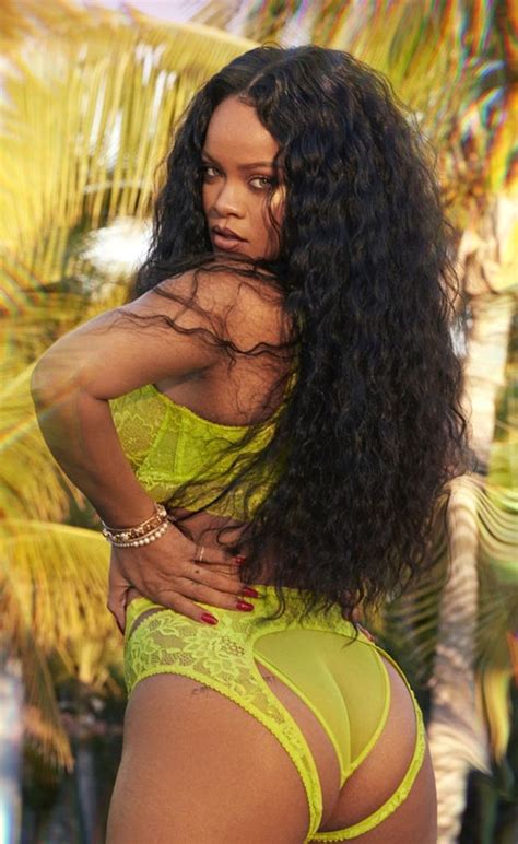 Rihanna Slips Into Sheer Lace Savage X Fenty Lingerie For