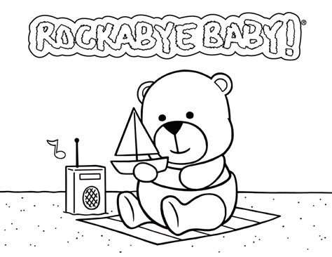 baby shower coloring pages    print